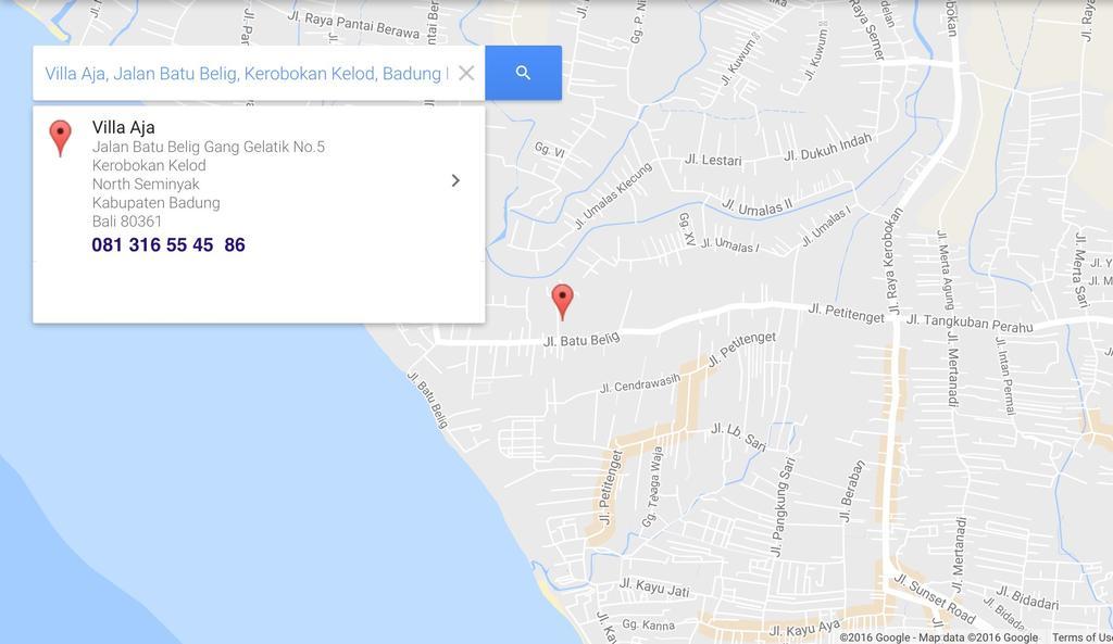 Bali Villa Aja Seminyak Eksteriør billede